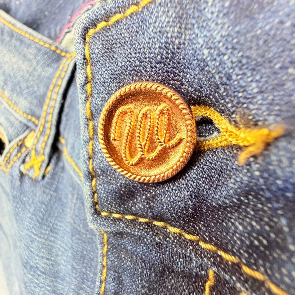 Wrangler Boot Cut Jeans Womens 3x30 Blue Medium Wash Stretch Cowgirl Western - Picture 8 of 9